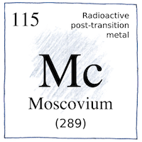 Illustration of Moscovium