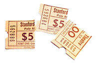 Stanford Theater ticket stubs
