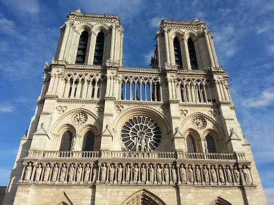The bell towers of Notre Dame