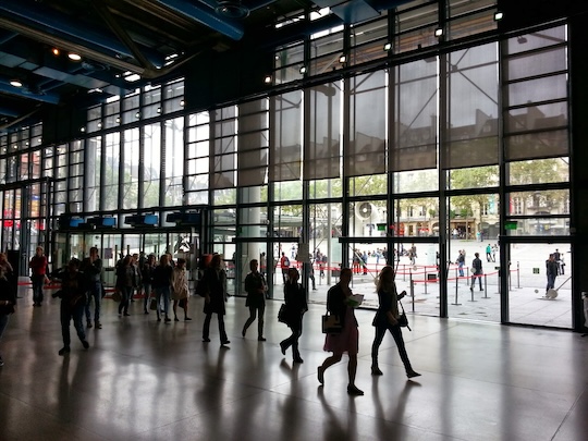 Inside the Pompidou Centre