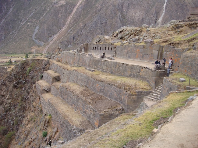Terraces below the Temple of the Sun