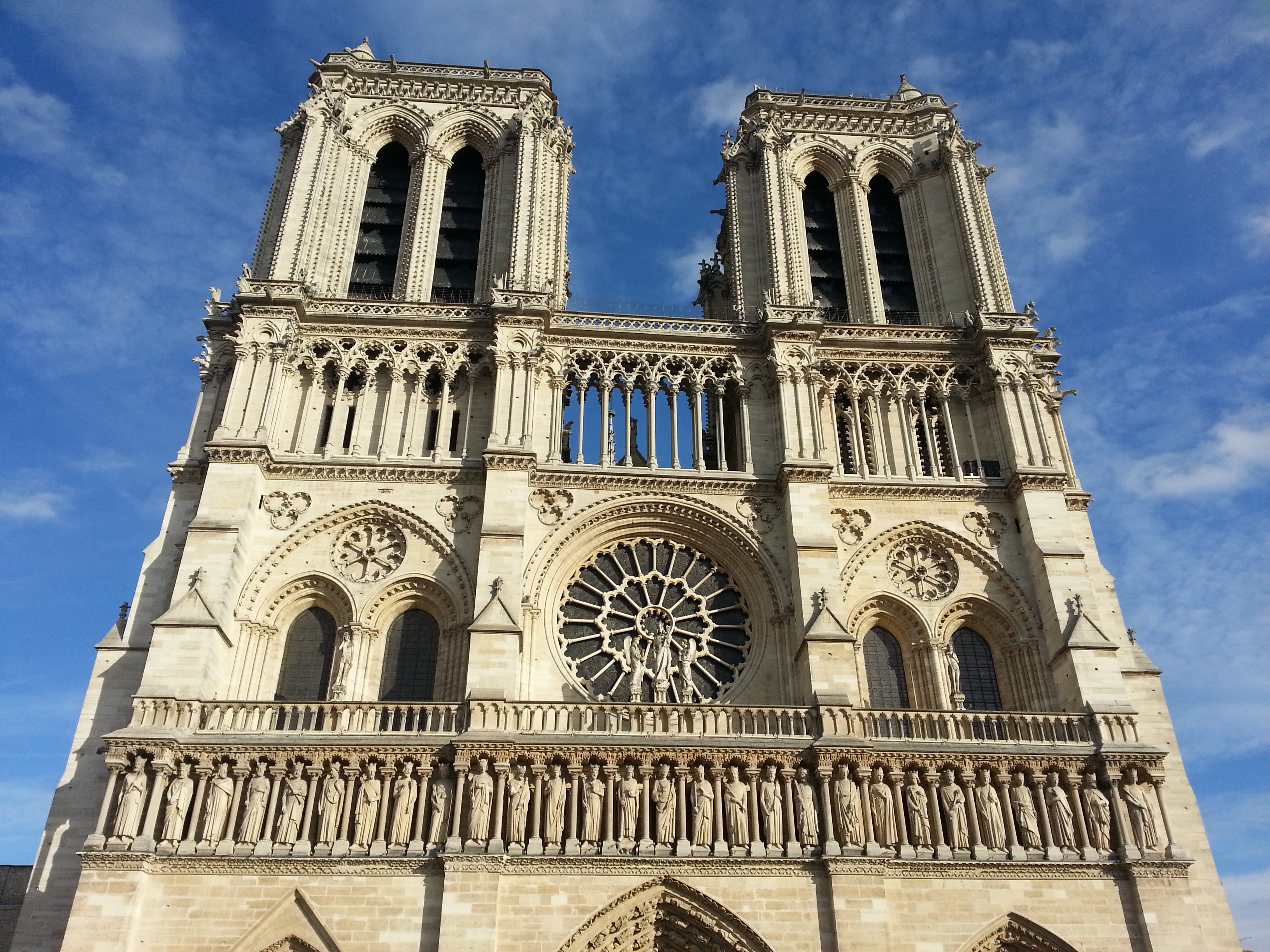 The bell towers of Notre Dame