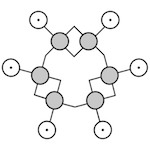 benzene ring (c6h6) benzene ring (c6h6)